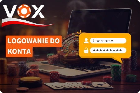 Logowanie do konta Vox Casino